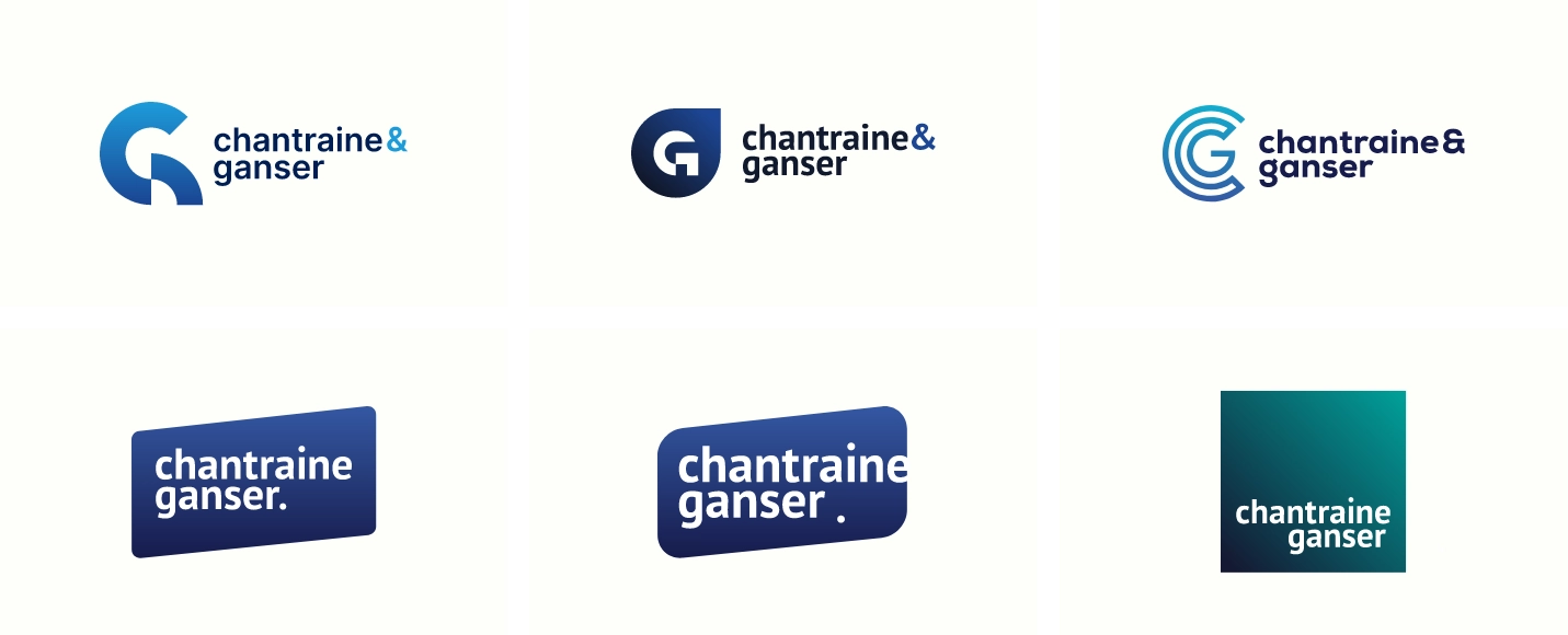 Chantraine Ganser Logo Entwicklung